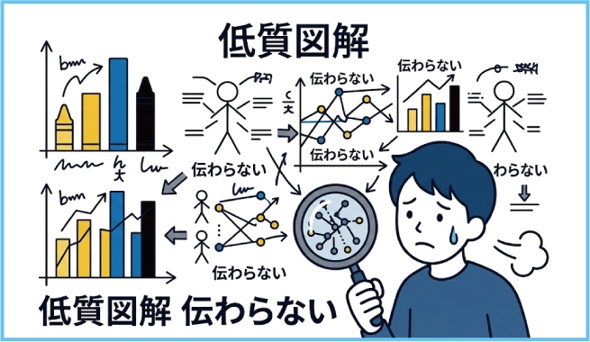 グラフや図解が低質